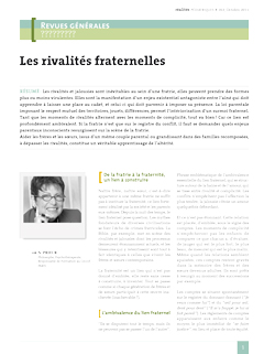 Les rivalités fraternelles